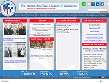 Tablet Screenshot of greekamericanchamber.com
